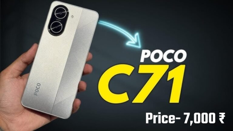 POCO C71 5G Smartphone