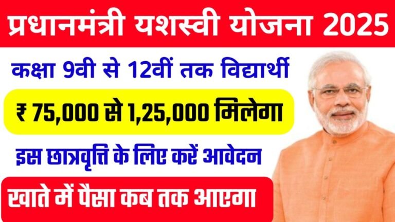 PM YASASVI Scholarship Yojana 2025
